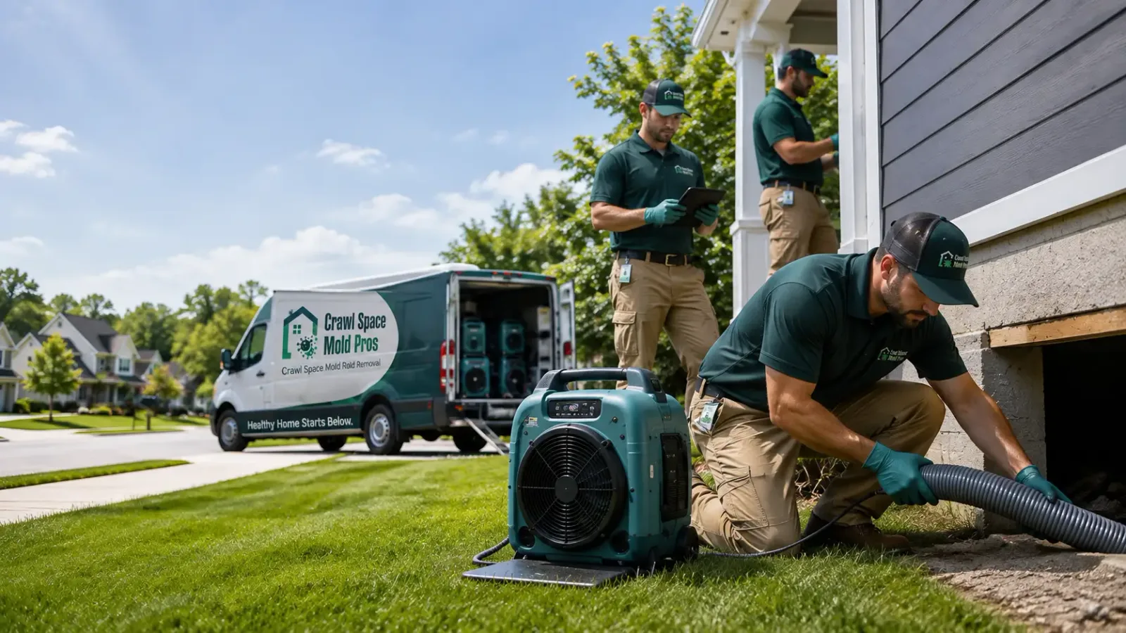 Crawl Space Mold Removal in Burkettsville, OH